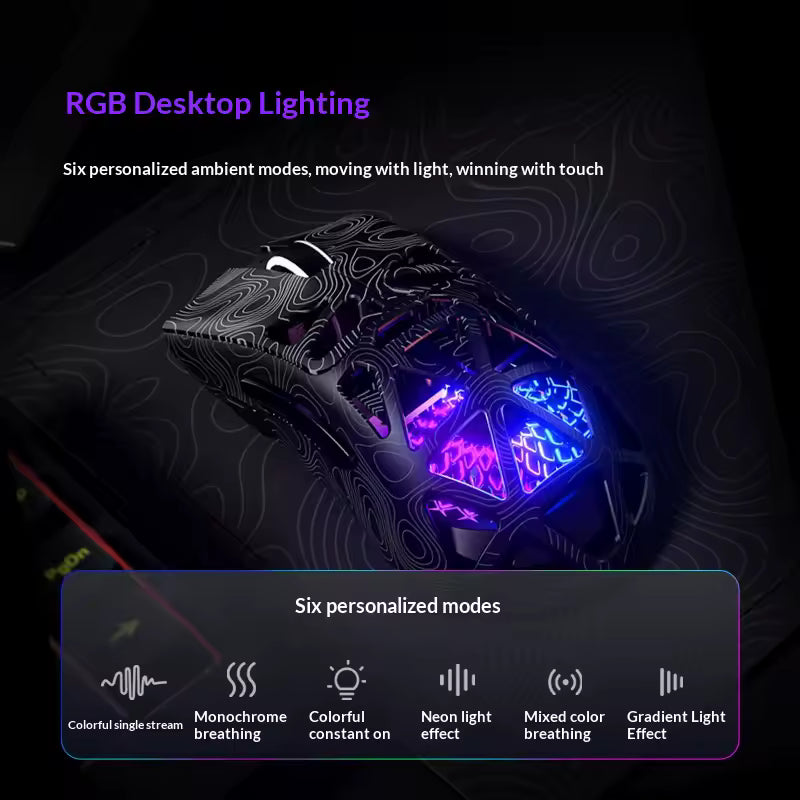 G11 White Pro Gaming Mouse — Lightweight Speed Edition